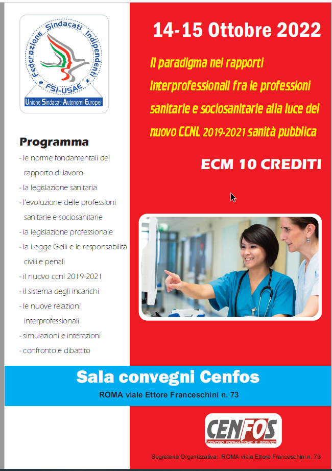 Il paradigma nei rapporti interprofessionali fra le professioni sanitarie e socio-sanitarie alla ...